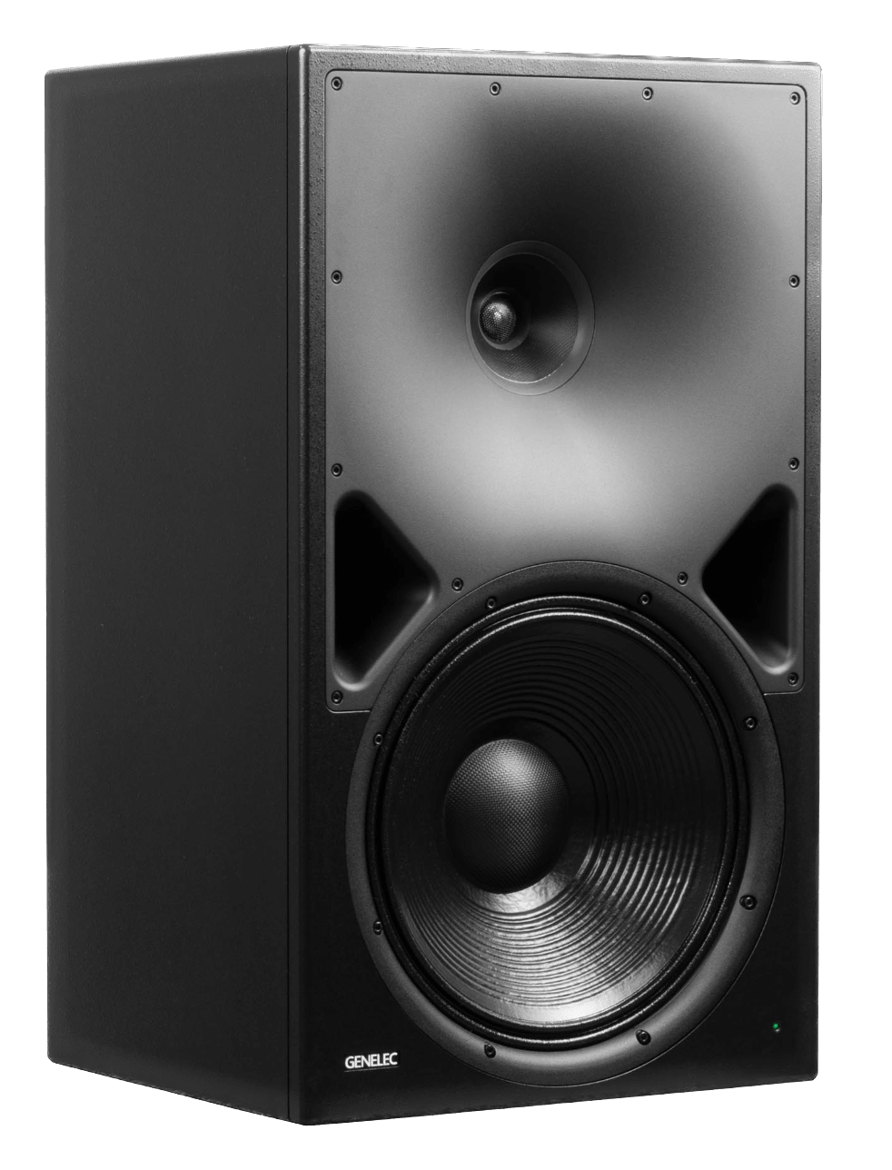 Genelec 8380A SAM™ Active Studio Monitor in black, angled to the right