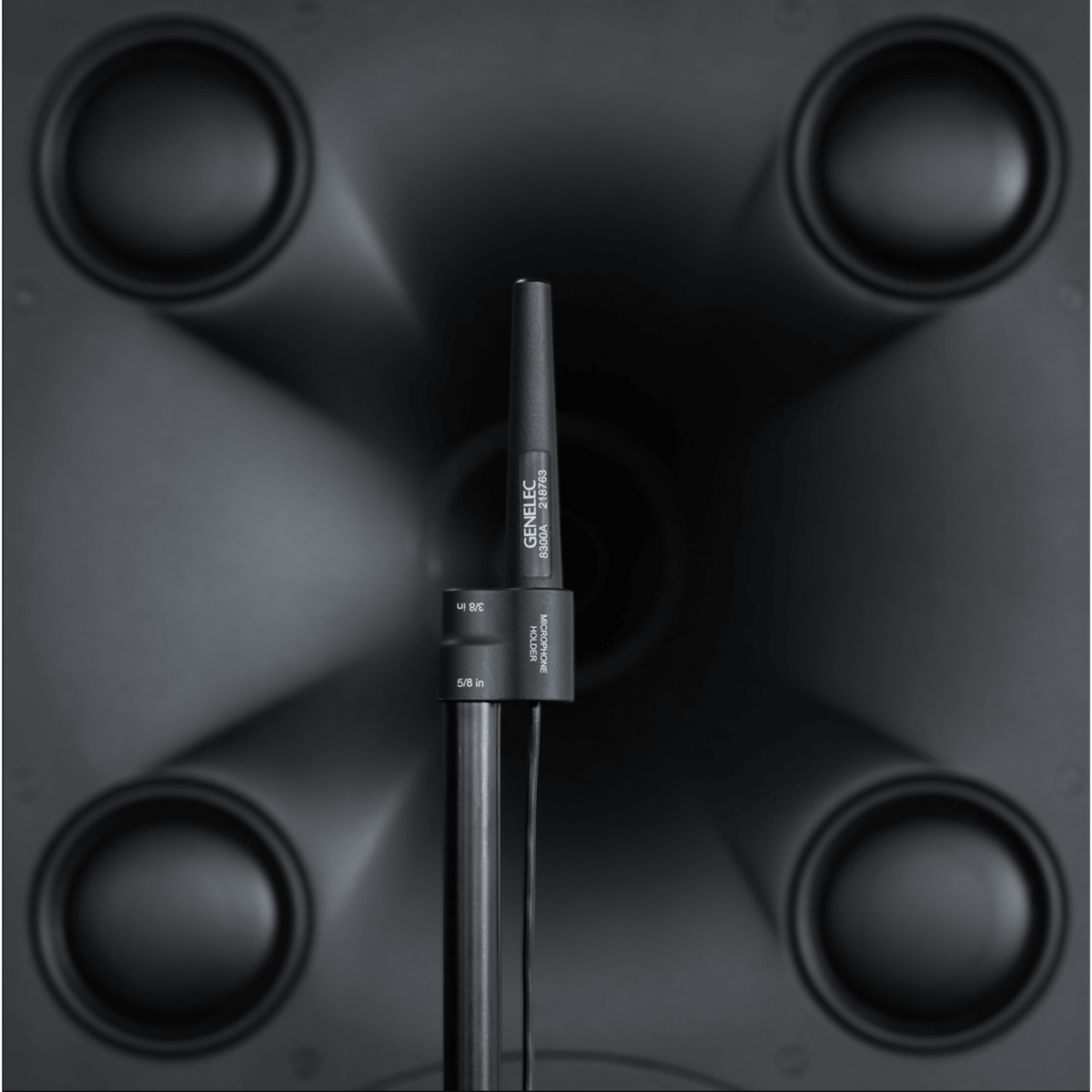 Genelec 8381A SAM™ Adaptive Source Point Monitor controlled power with pinpoint imaging precision, even in challenging monitoring spaces.