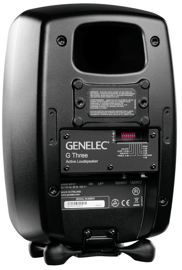 Genelec Active Speakers Genelec G Three Active Speakers (Pair) - Black