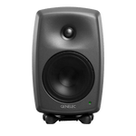 Genelec 8030C Two-Way  Active Studio Monitors.  Individual monitor shown in Dark Grey, front.