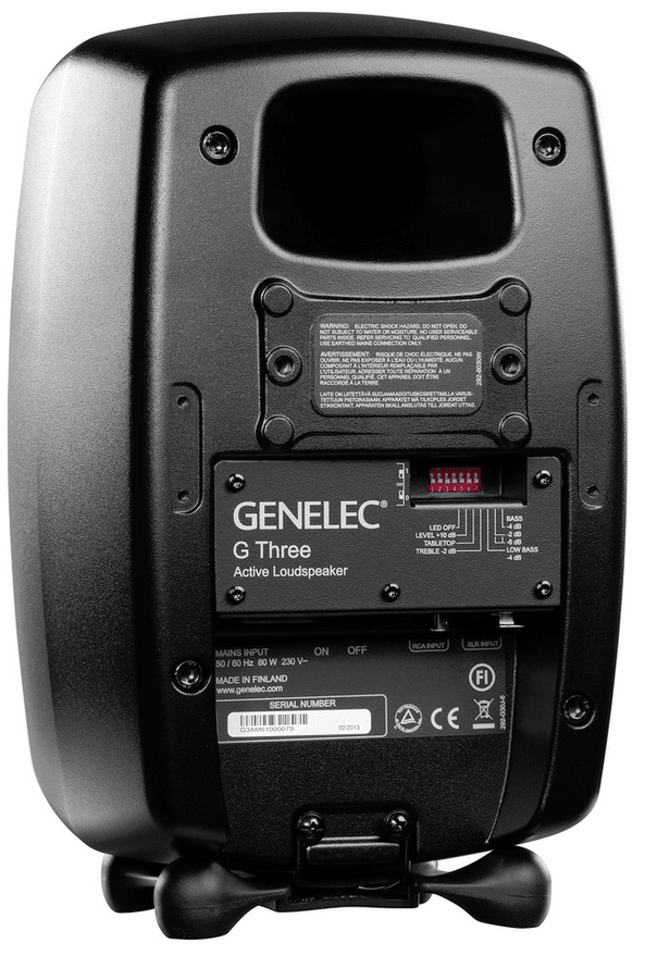 Genelec G Three Active Speakers BLACK | Vinyl Revival | Melbourne