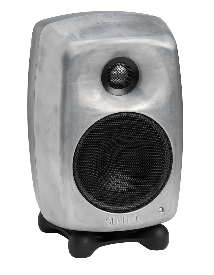 Genelec G Two Active Speakers in Raw - front image