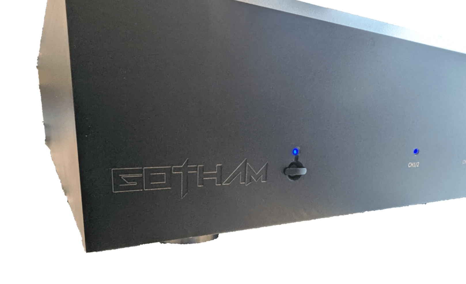 Gotham Audio BWPA-4 Channel Class A/B Power Amplifier, front branding image
