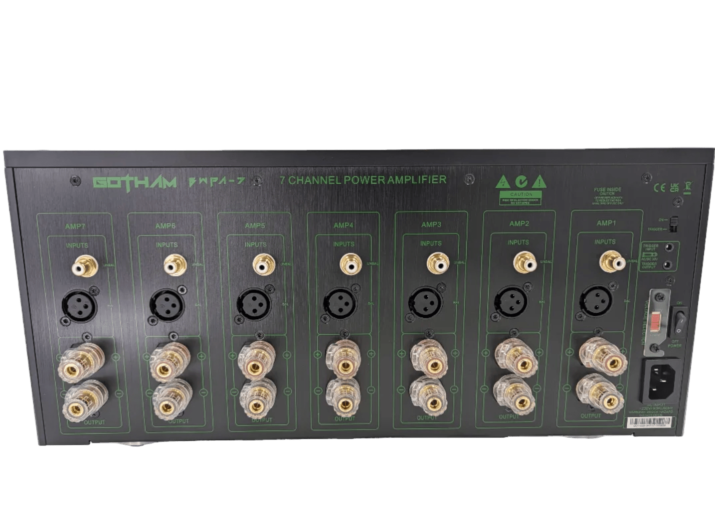 Gotham Audio BWPA-7 Power Amplifier, back