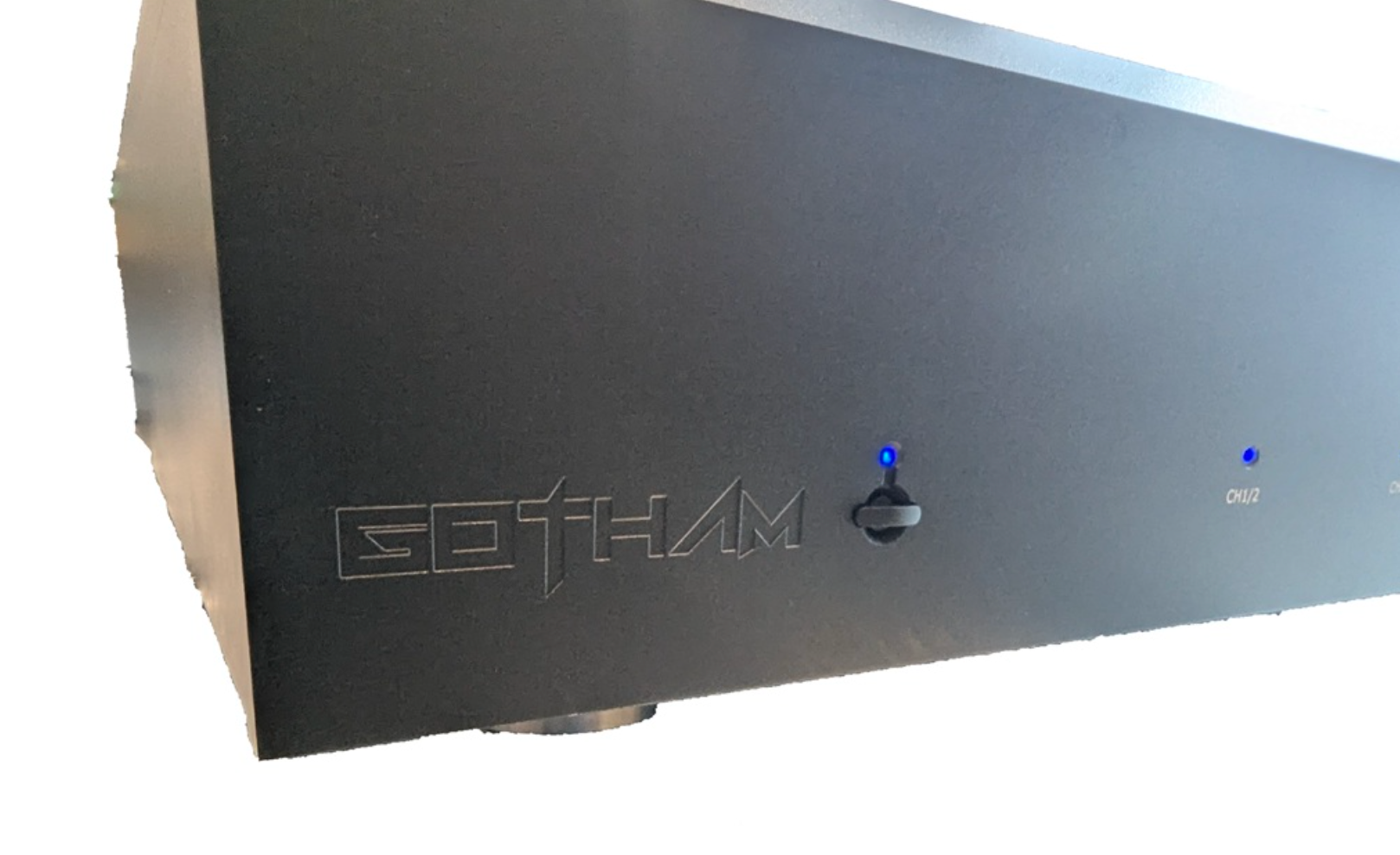 Gotham Audio BWPA-4 Channel Class A/B Power Amplifier, front branding image