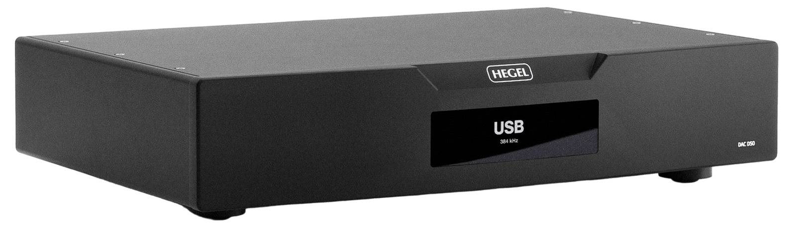 Hegel DAC D50 on an angle