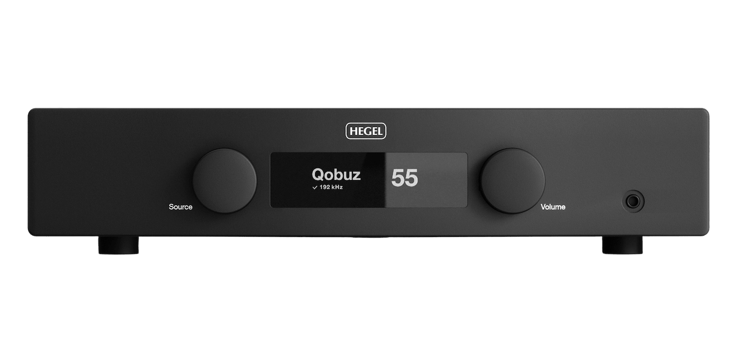 Hegel H150 Streaming Amplifier in Black, front