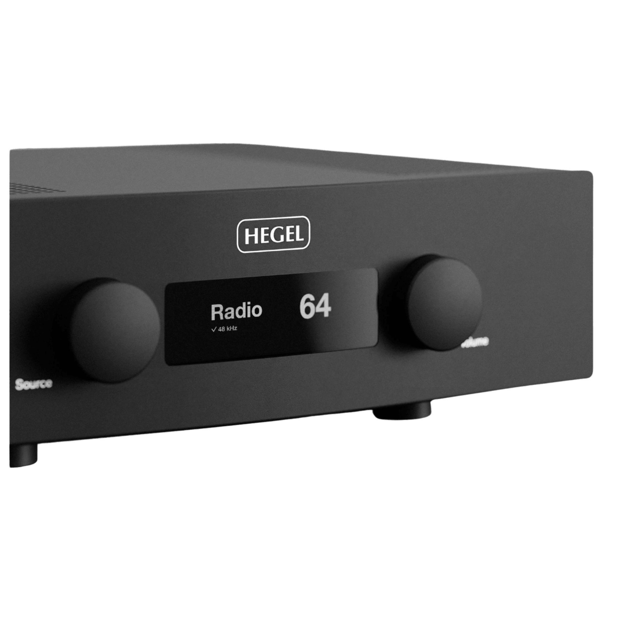 Hegel H400 Integrated Streaming Amplifier, up close