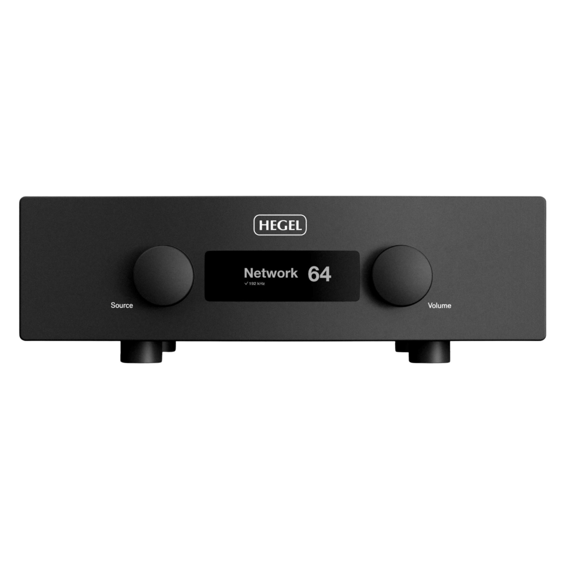 Hegel H400 Integrated Streaming Amplifier, front view