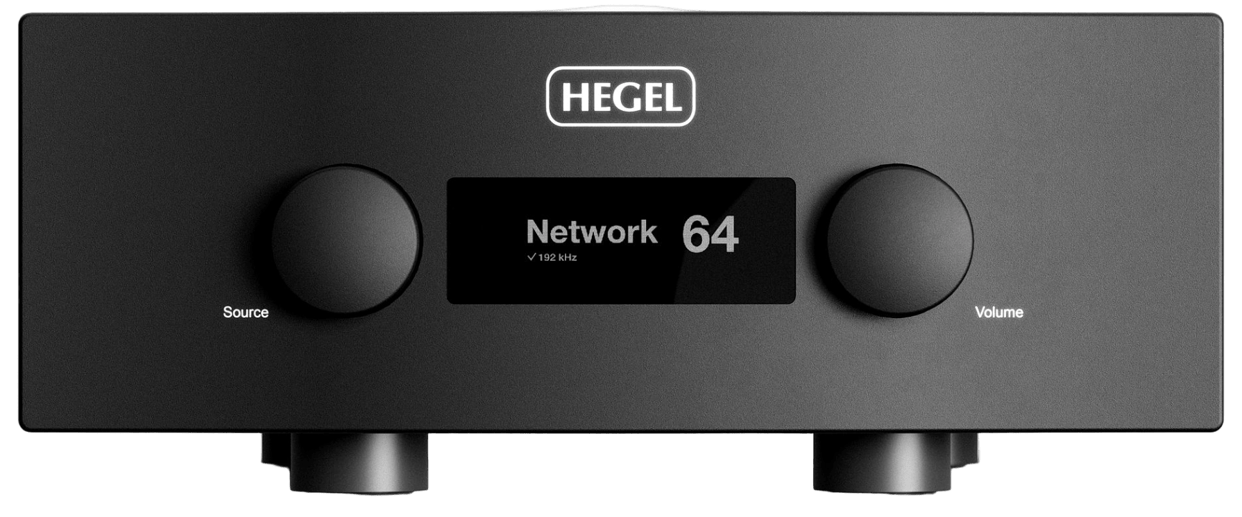 Hegel H600 Integrated Amplifier, front of unit