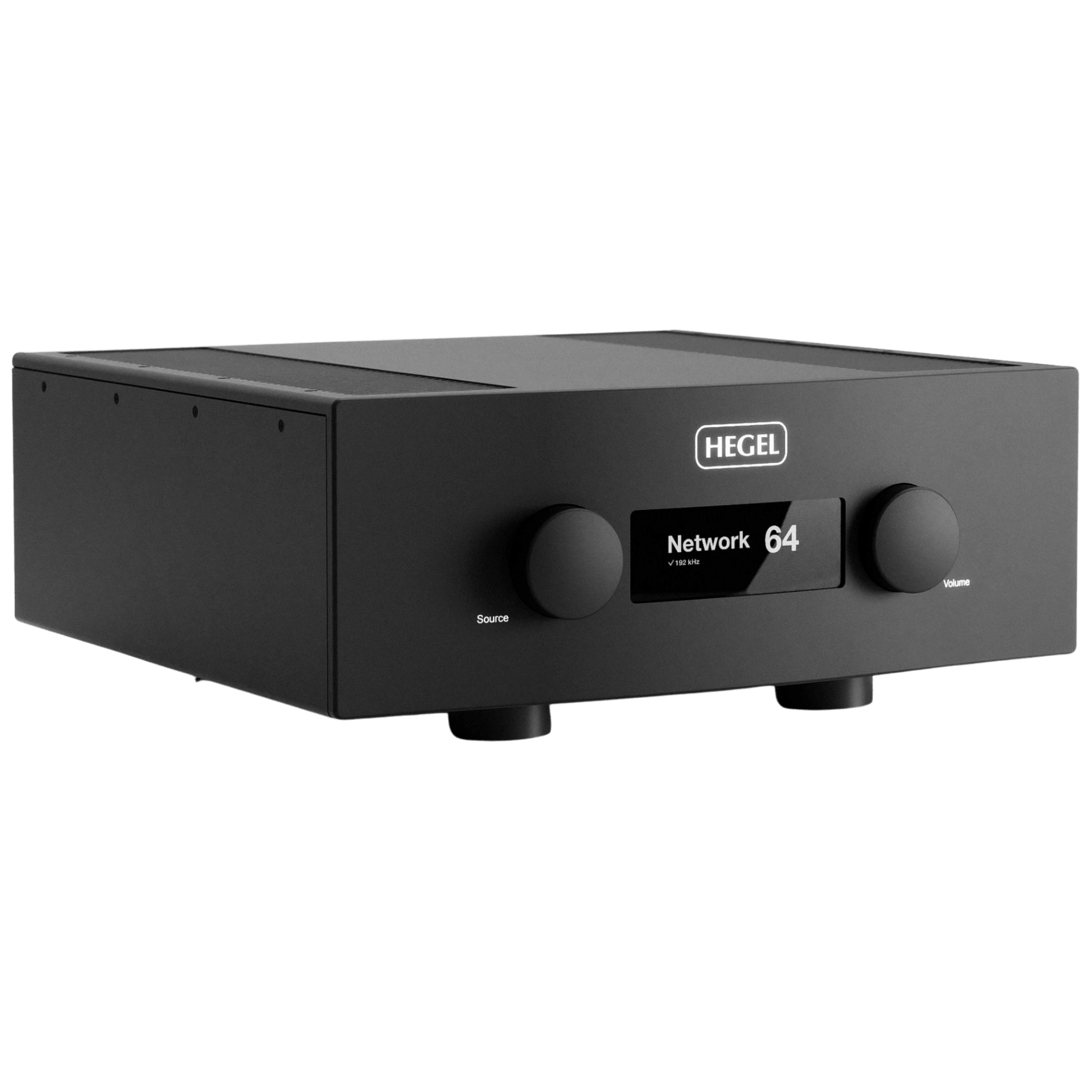 Hegel H600 Integrated Amplifier, angled