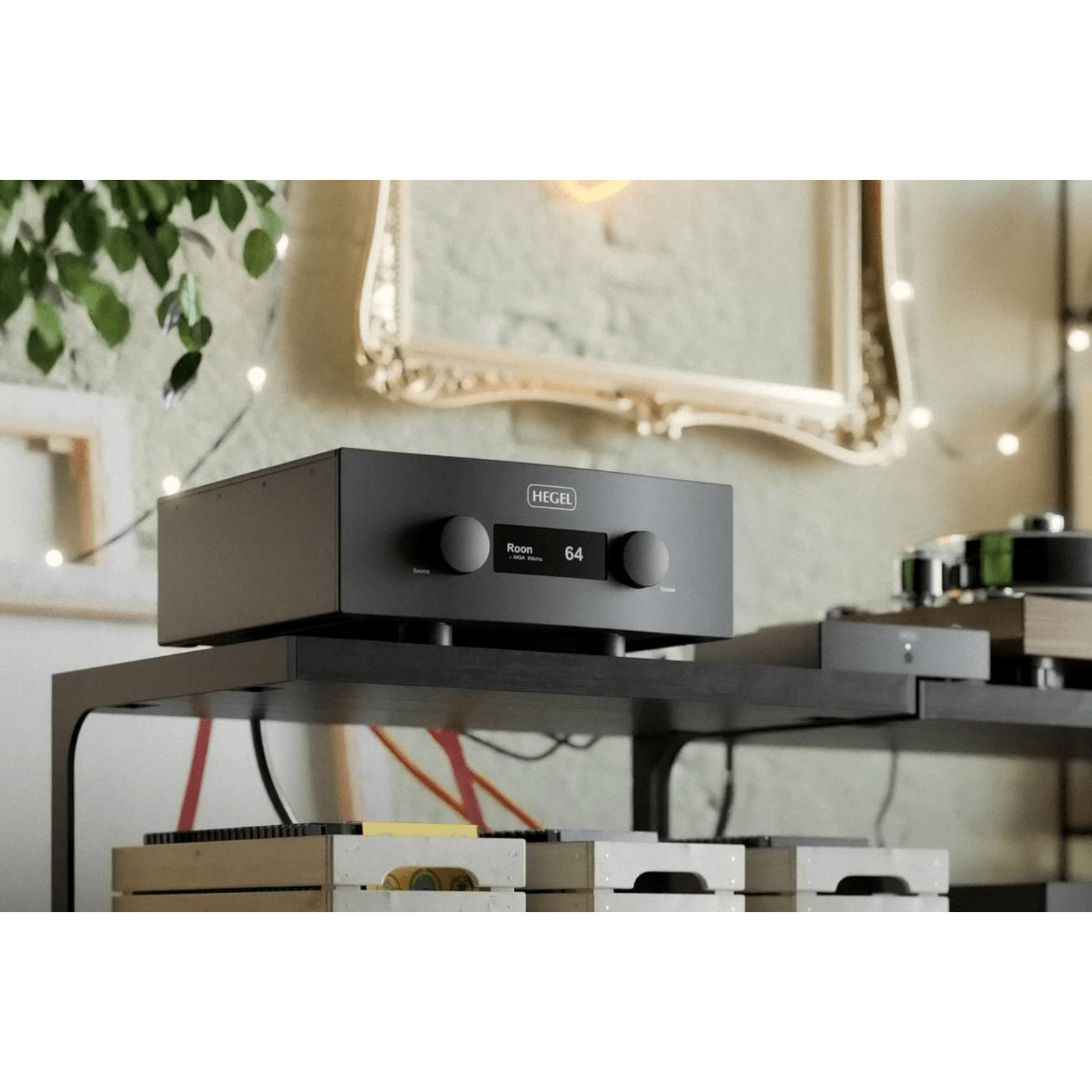 Hegel H600 Integrated Amplifier, in room placement