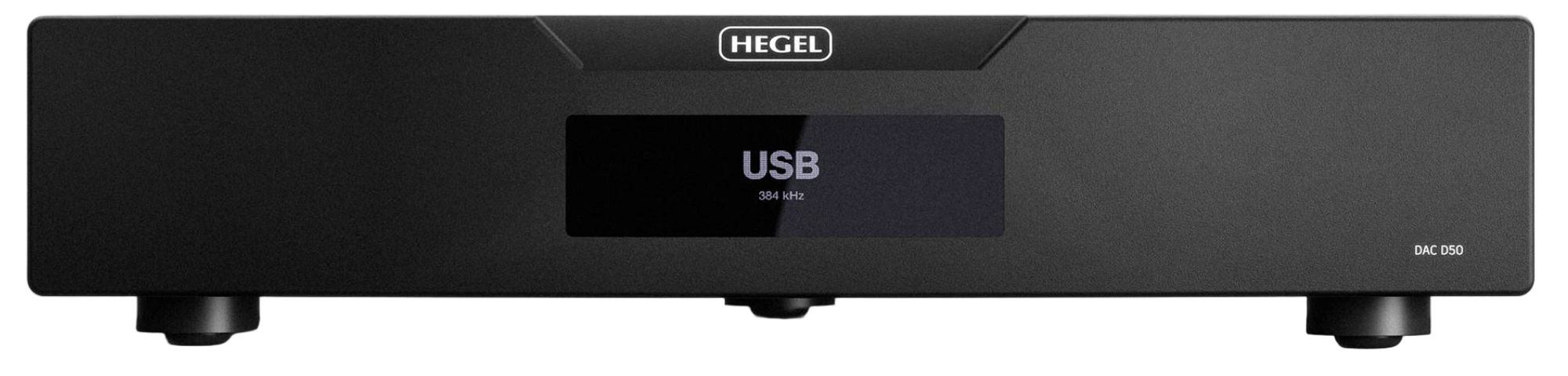 Hegel DAC D50, front of unit
