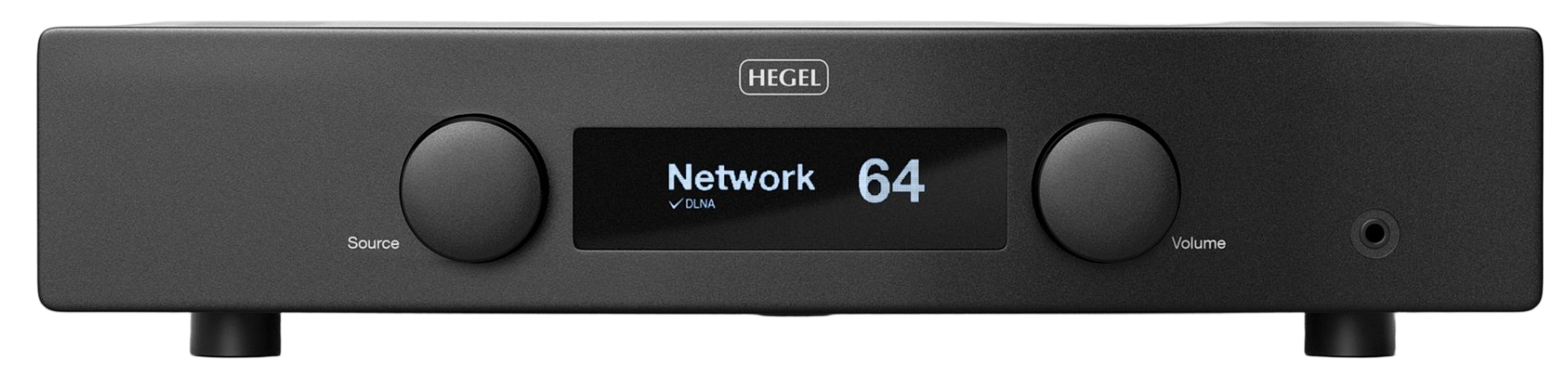 Hegel H95 Streaming Amplifier, front of unit