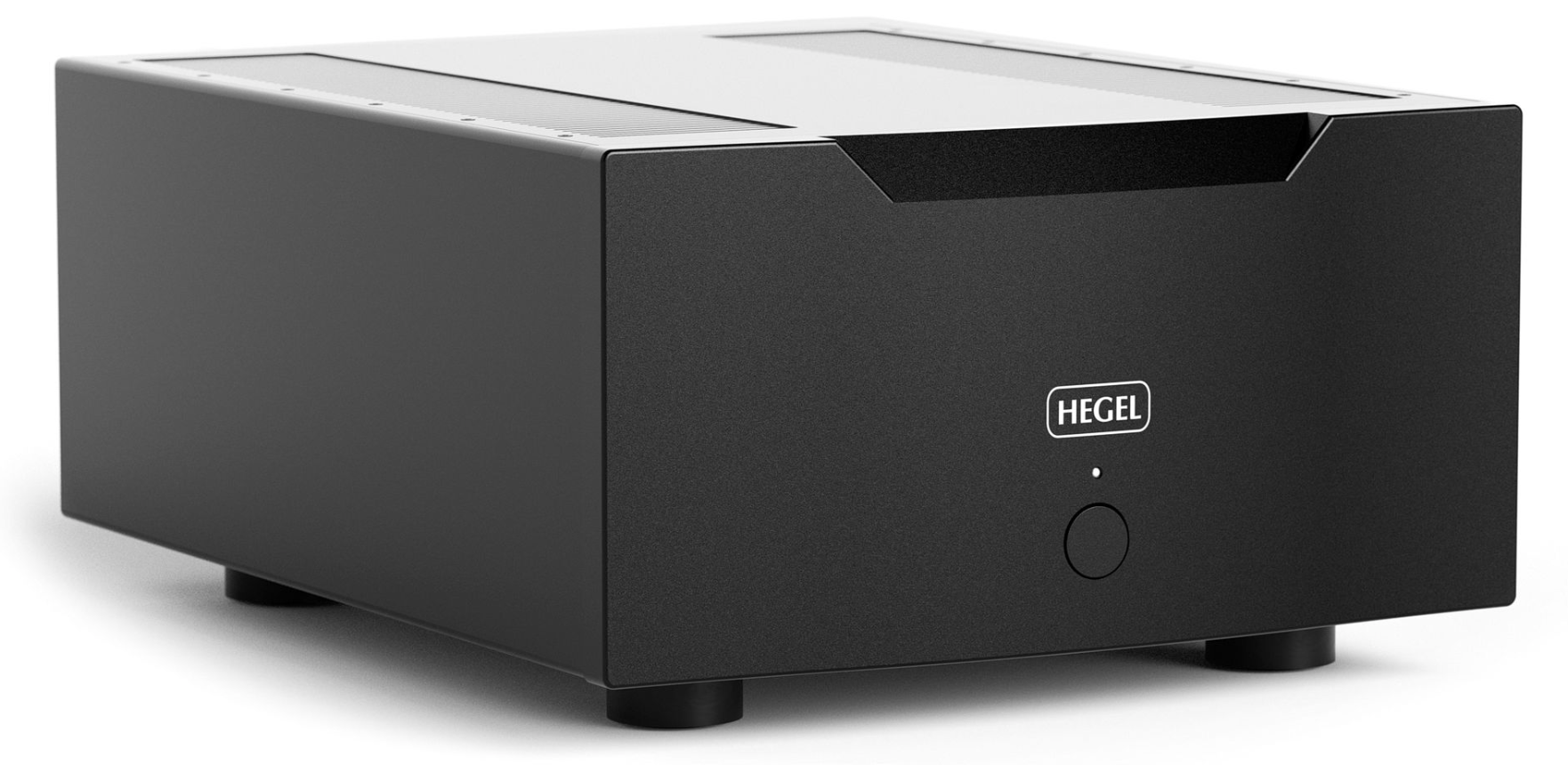 Hegel H30A Power Amplifier, angled image