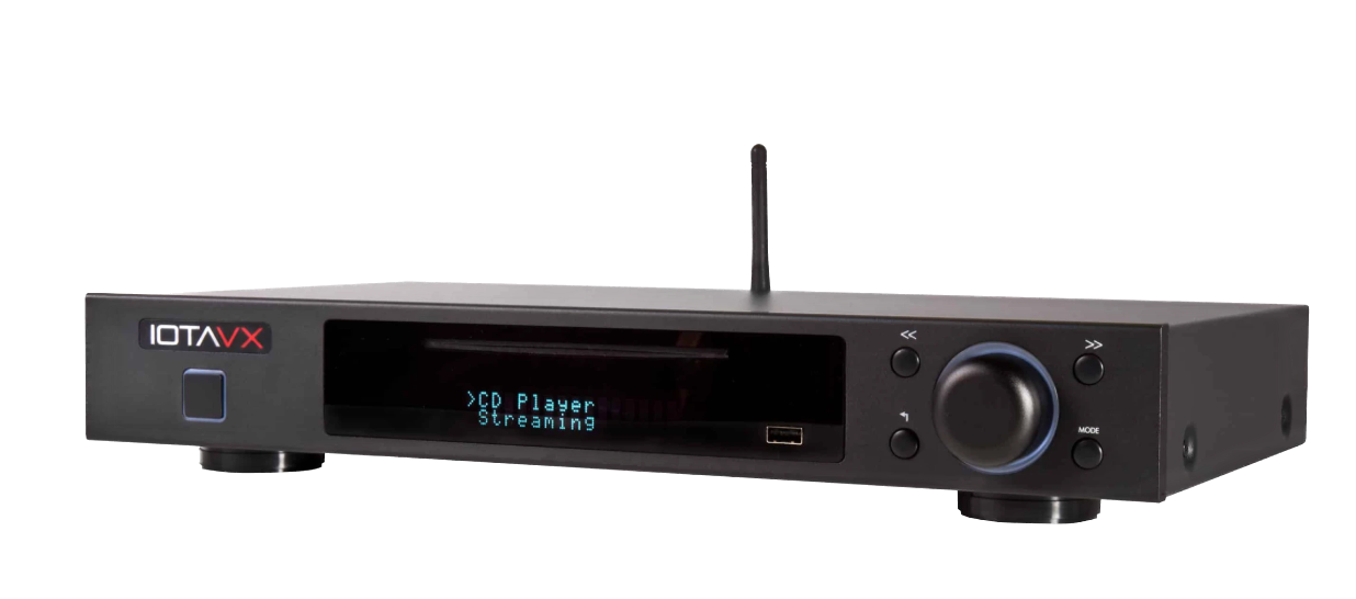 IOTA VX NP3 Network CD Player, angled