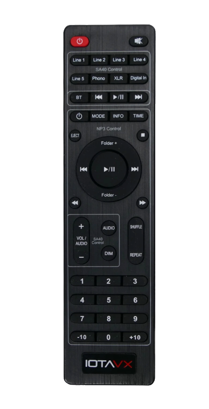 IOTA VX SA40 Stereo Integrated Amplifier, reemote