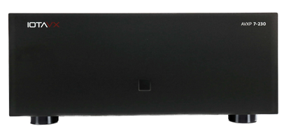 IOTA VX AVXP 7-230 7-Channel Power Amplifier, front of unit
