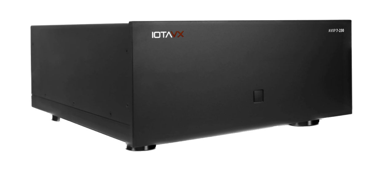 IOTA VX AVXP 7-230 7-Channel Power Amplifier, angled image