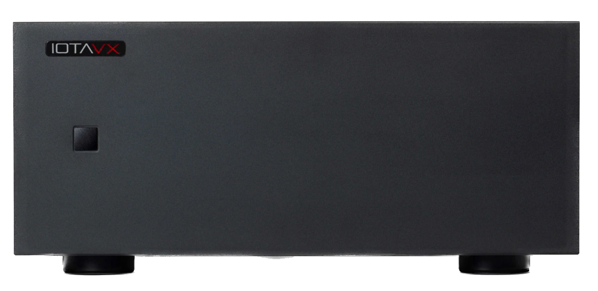 IOTA VX AVXP1 7-Channel Power Amplifier, front of unit