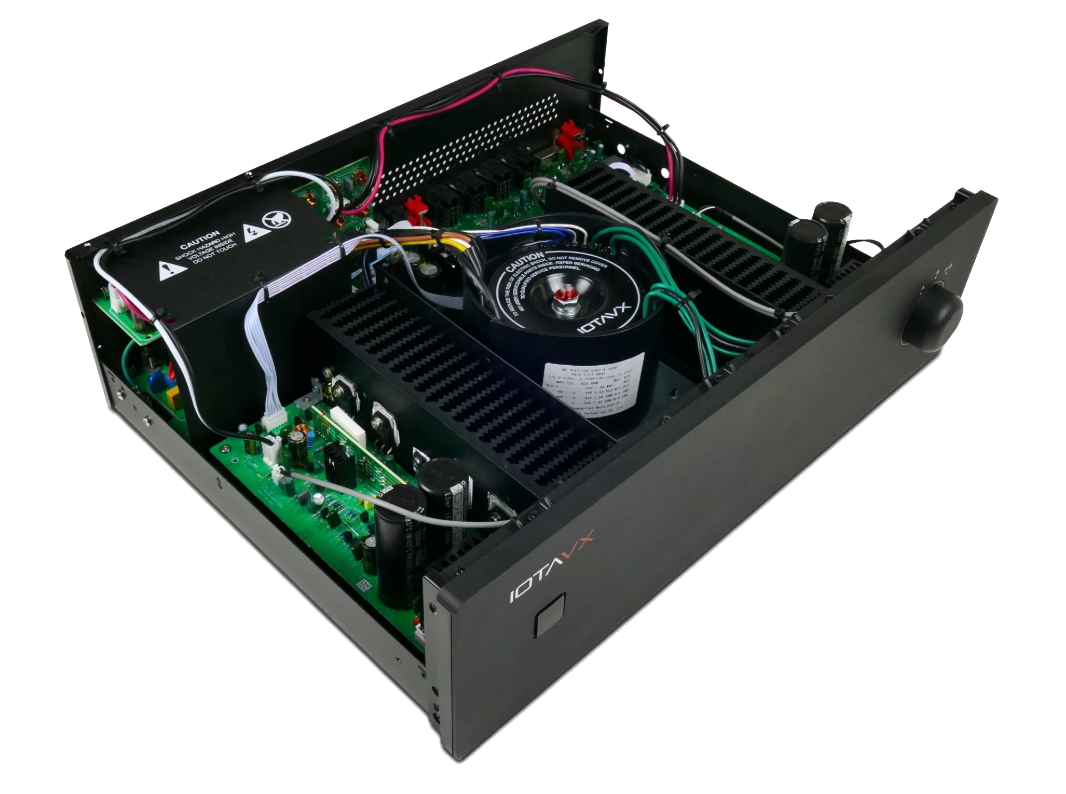 IOTA VX PA40 Class AB Stereo Power Amplifier, a peak inside