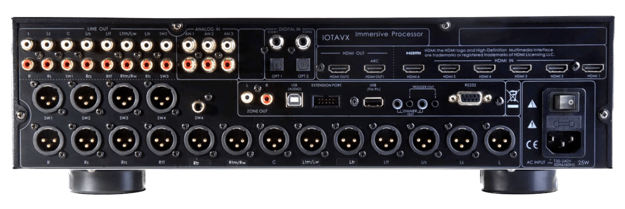 IOTA VX AVX17 17-Channel Preamplifier, back