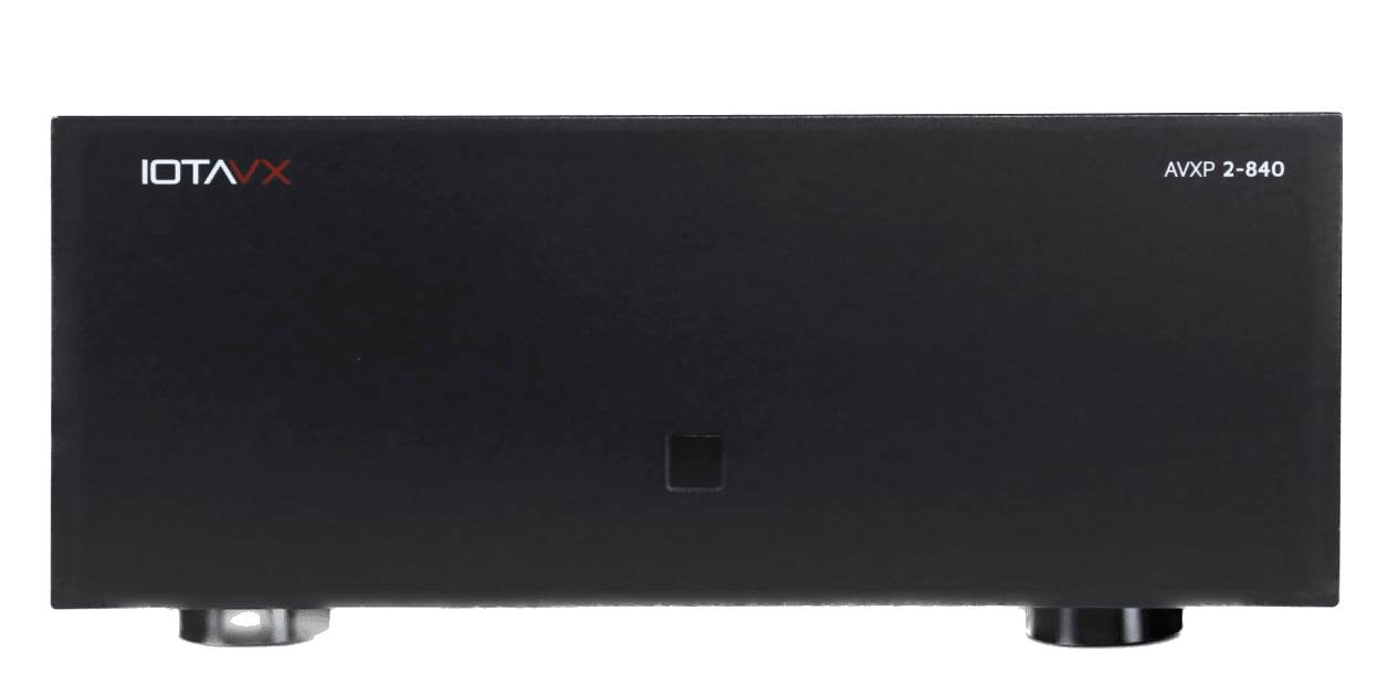 IOTA VX AVXP 2-840 Stereo Power Amplifier, front