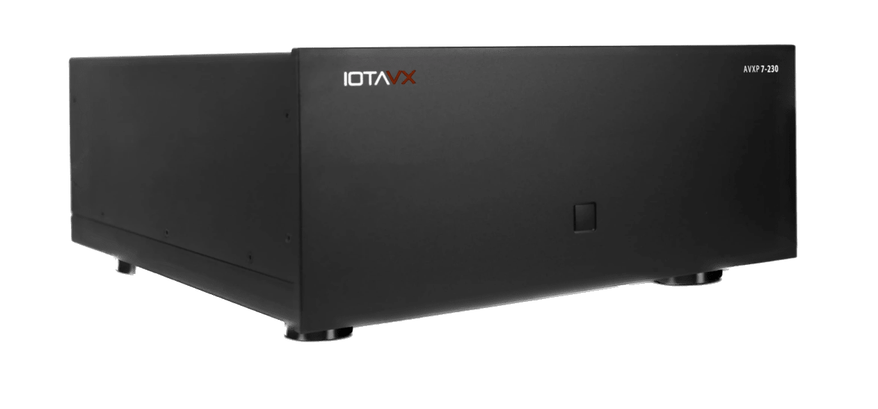 IOTA VX AVXP 7-230 7-Channel Power Amplifier, angled image