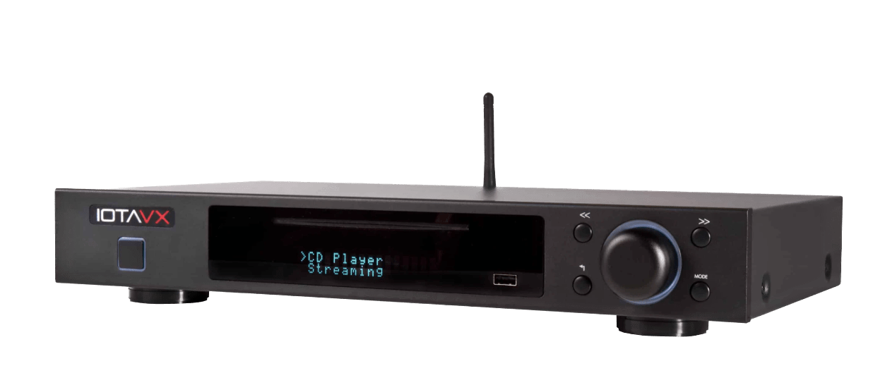 IOTA VX NP3 Network CD Player, angled