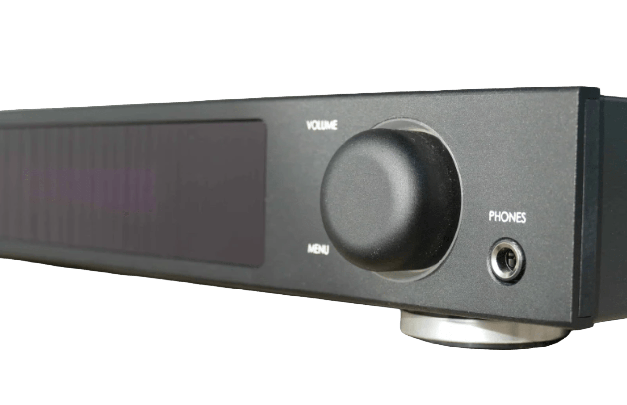 IOTA VX SA3 Stereo Integrated Amplifier, volume close up