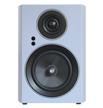 Jamo C707 PA Active Bookshelf Speaker in blue, front