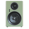 Jamo C707 PA Active Bookshelf Speaker in Khaki Green, front