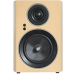 Jamo C707 PA Active Bookshelf Speaker in yellow, front