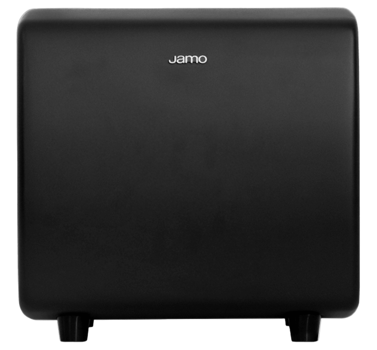 Jamo Cube Compact Powered Subwoofer, Black front