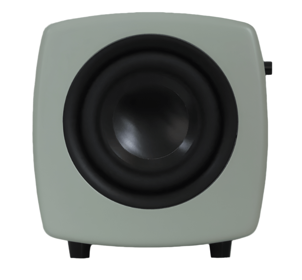 Jamo Cube Compact Powered Subwoofer, Khaki Green side