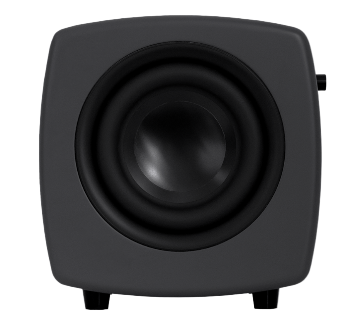 Jamo Cube Compact Powered Subwoofer, Grey side