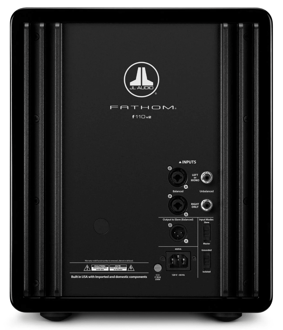 JL Audio Fathom f110v2 10" Subwoofer, back view
