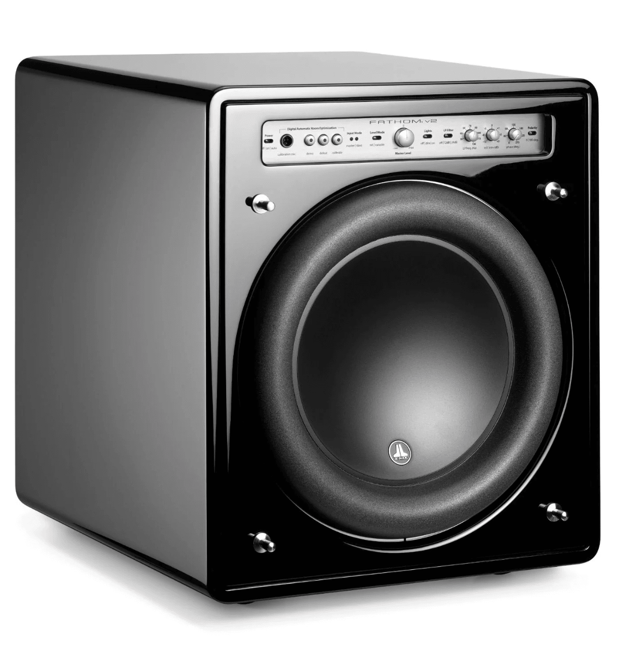 JL Audio Fathom f112v2 12" Subwoofer, angled view