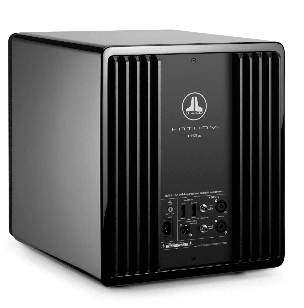 JL Audio Fathom f112v2 12" Subwoofer, back angled view