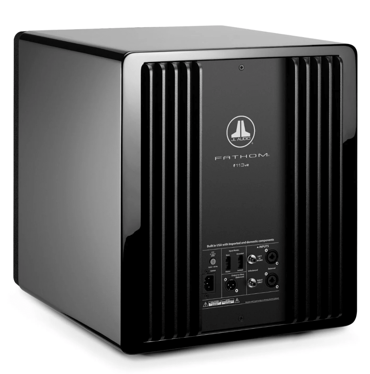 JL Audio Fathom f113v2 13.5" Subwoofer, back on an angle