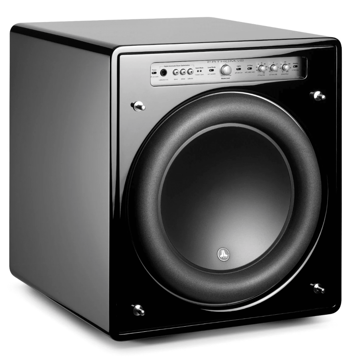 JL Audio Fathom f113v2 13.5" Subwoofer, front on an angle