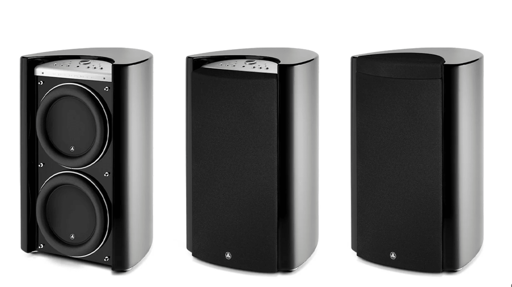 JL Audio Gotham Dual g213v2 Subwoofer, image shows variety of cover options