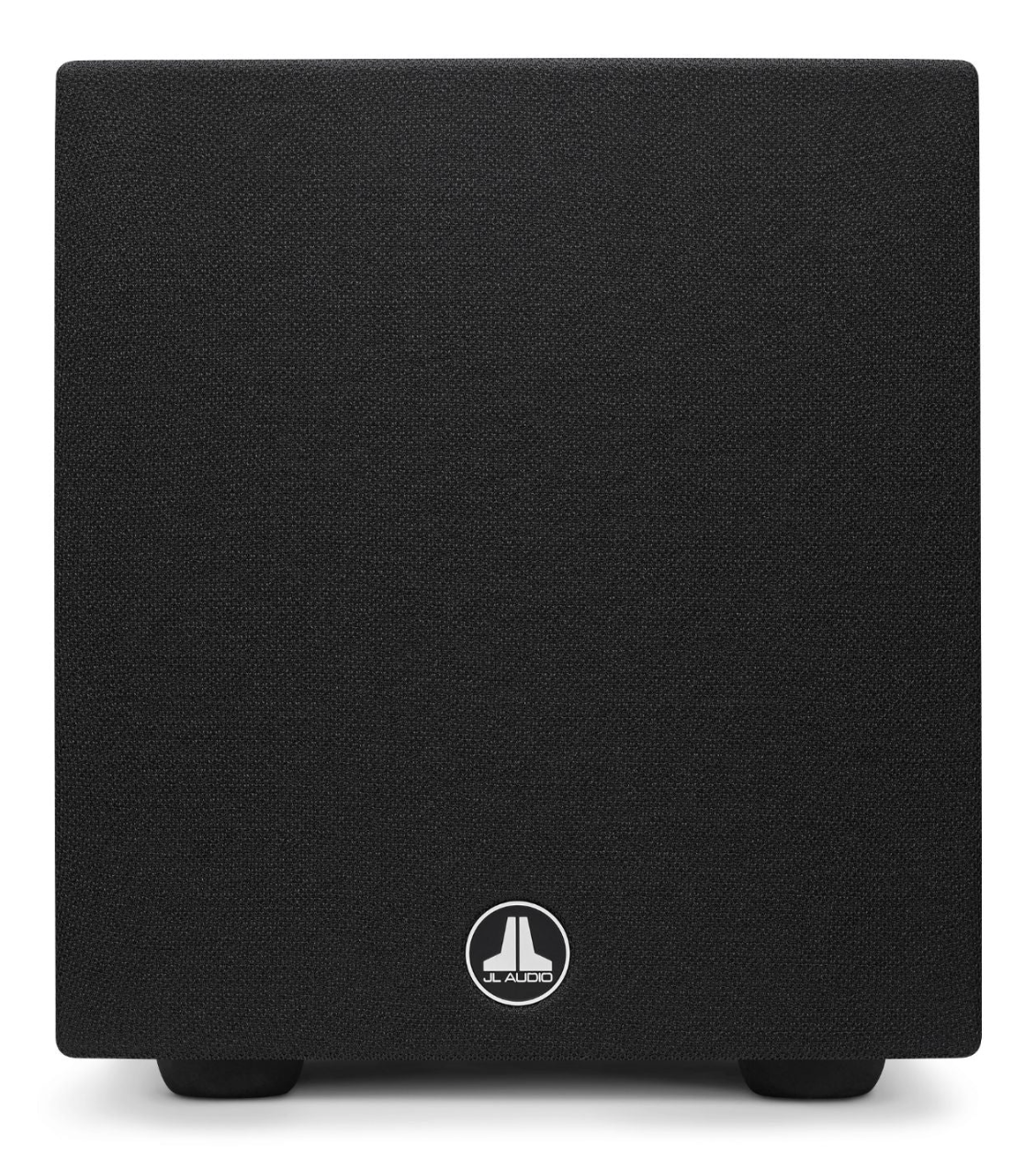JL Audio Dominion d108 8-inch Subwoofer in Black Ash. Front with Grille