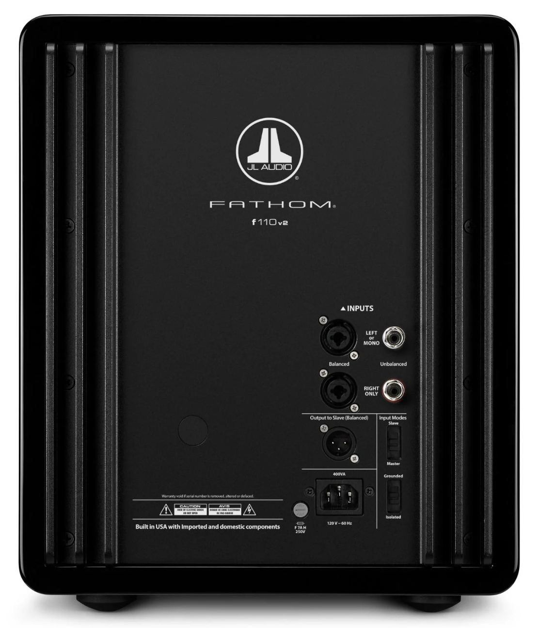 JL Audio Fathom f110v2 10" Subwoofer, back view