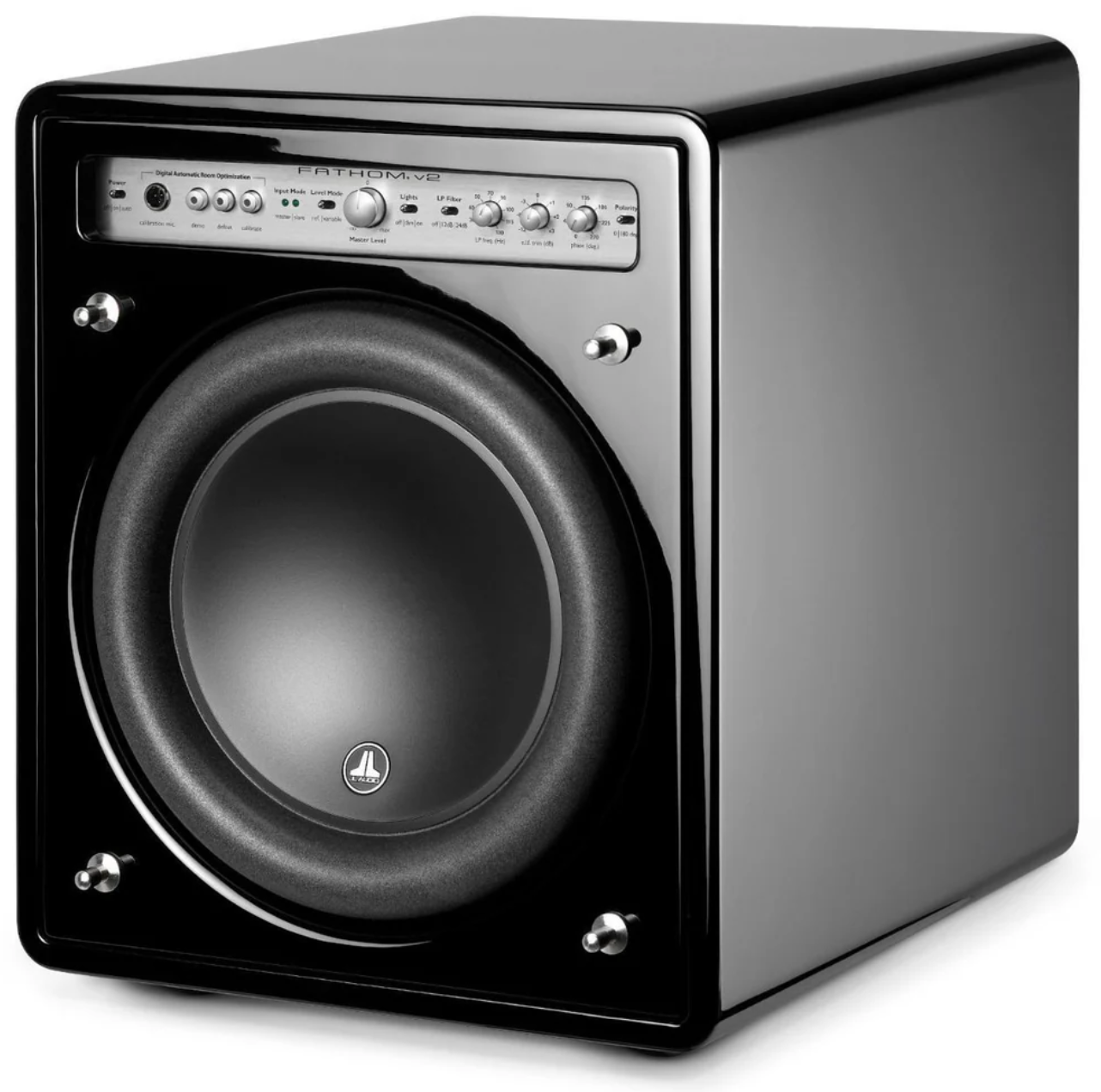 JL Audio Fathom f110v2 10" Subwoofer, front, angled view