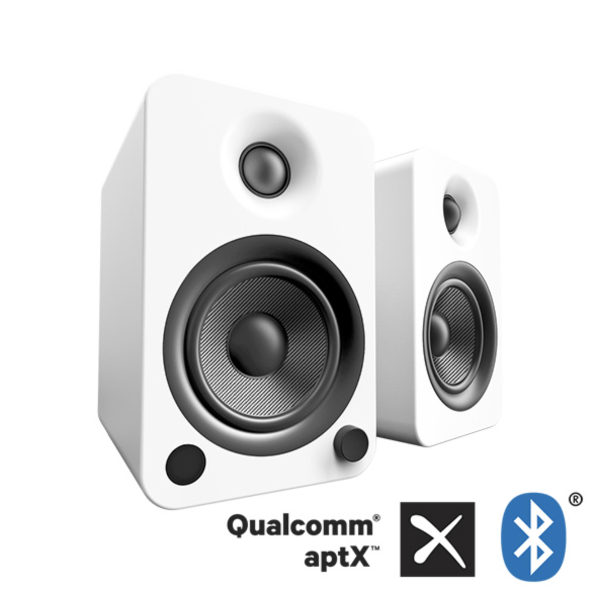 Kanto Audio Active Speakers Kanto Audio YU4 Active Speakers in Matte White, front image