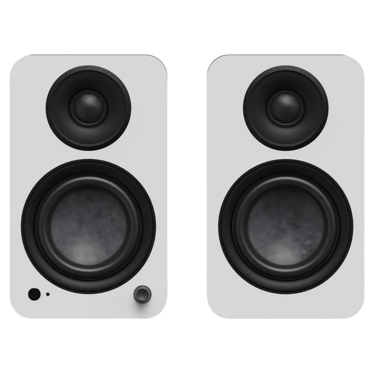 Kanto Audio YU4 2nd Generation 160W Active Speakers in Matte White, front