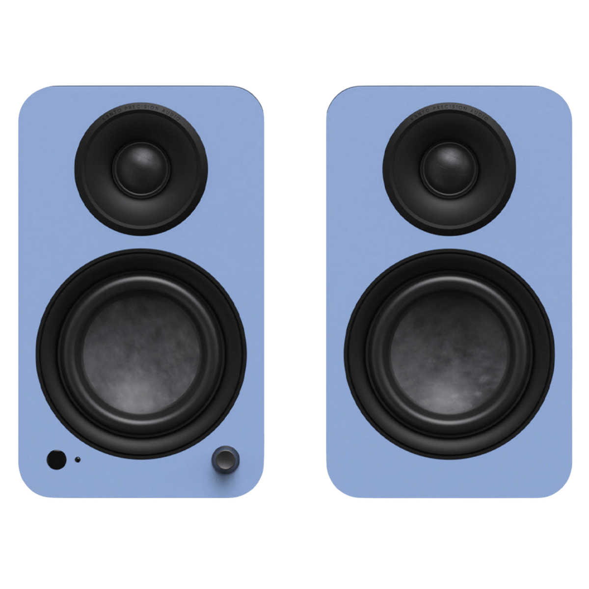 Kanto Audio YU4 2nd Generation 160W Active Speakers in Matte Ice Blue, front