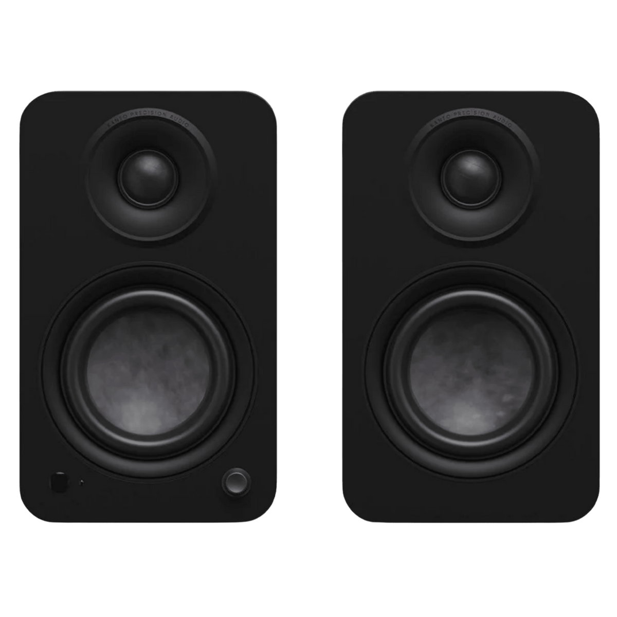 Kanto Audio YU4 2nd Generation 160W Active Speakers in Matte Black, front
