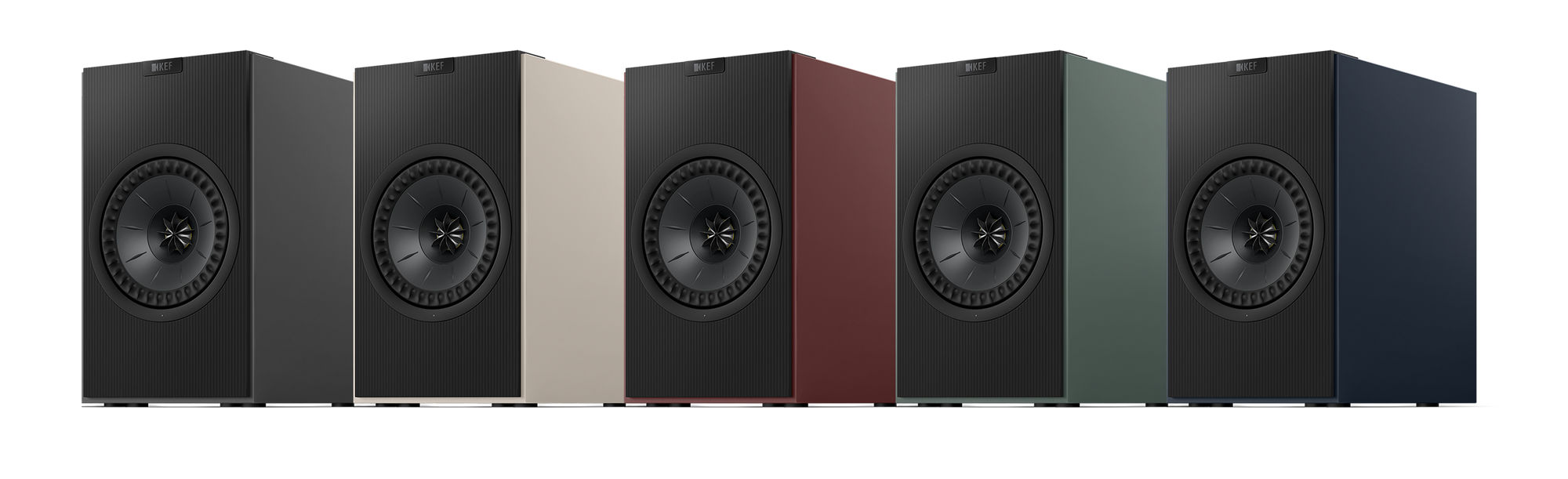 KEF Coda W Active Speakers, range of finishes